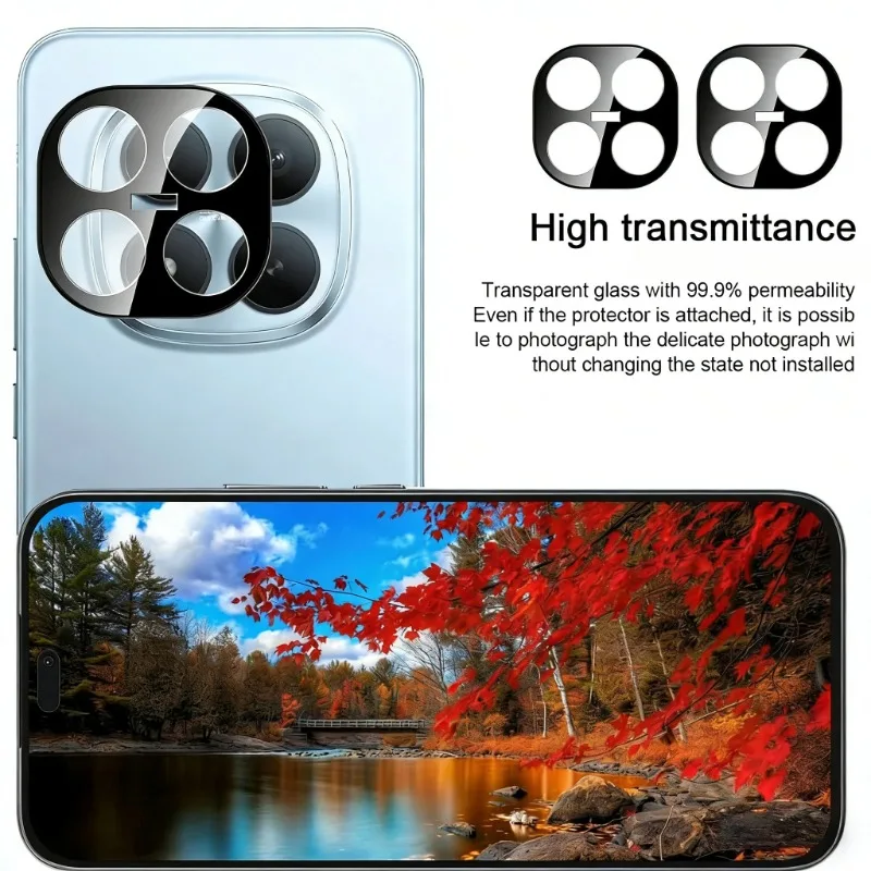 3D Curved Screen Camera Protector Cover - 2-Pack