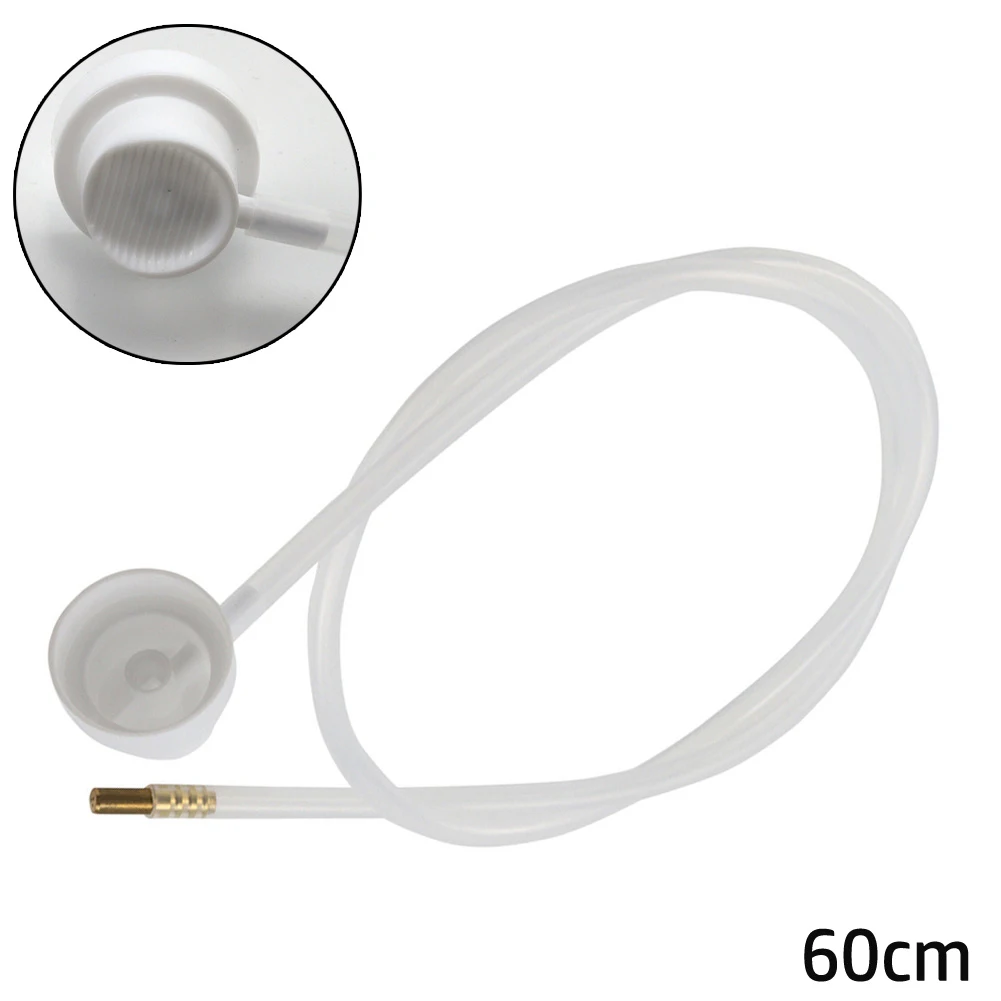 Tubo Di Prolunga Per Ugello Spray 60 Cm - Bianco E Oro, In Plastica E Metallo, Per Bombolette E Sottoscocca Auto - 2