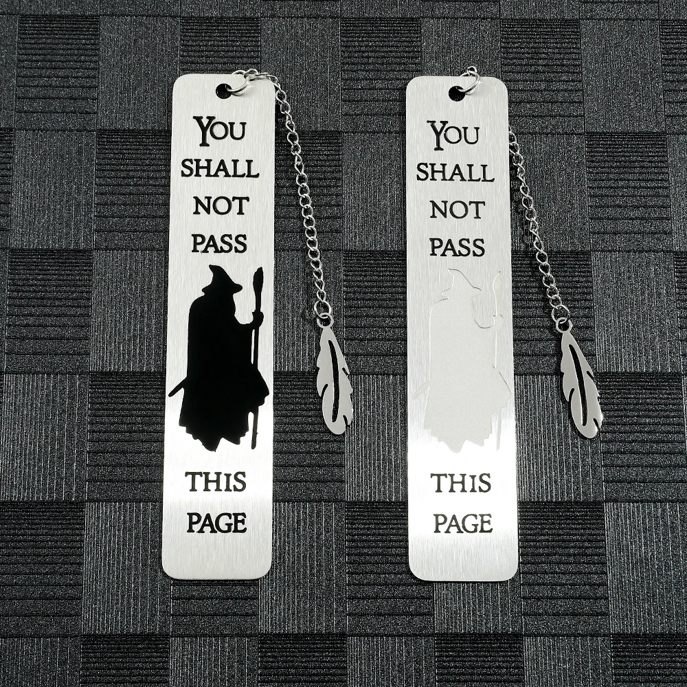 Witch Warning Book Mark Personalized Metal Bookmarks Reading Markers Book Accessories Gift for Lovers Women Men Collect metal bookmark,bookmarks stationery supplies