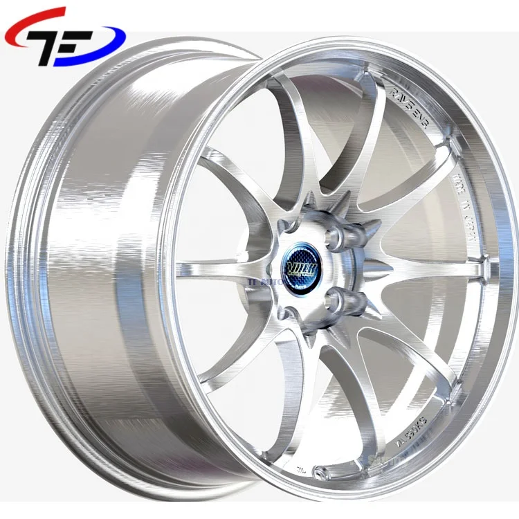 

Custom 17*10J Rays Racing Car Forged Brush Silver Wheels CE28 5*114