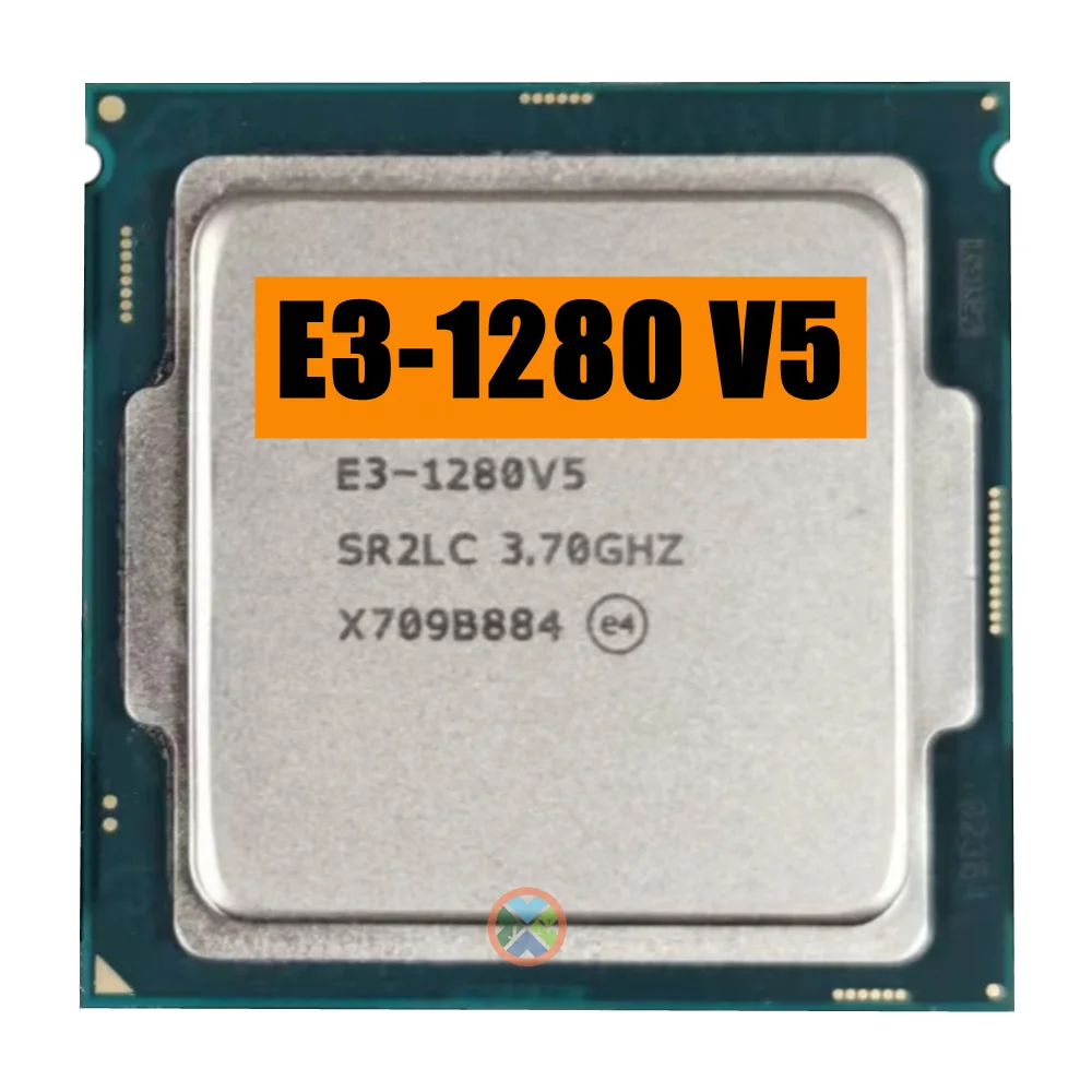 Xeon E3-1280V5 Cpu 3.70Ghz 8M 80W Lga1151 E3-1280 V5 Processore Quad-Core E3 1280 V5 E3 1280 V5 Spedizione Gratuita