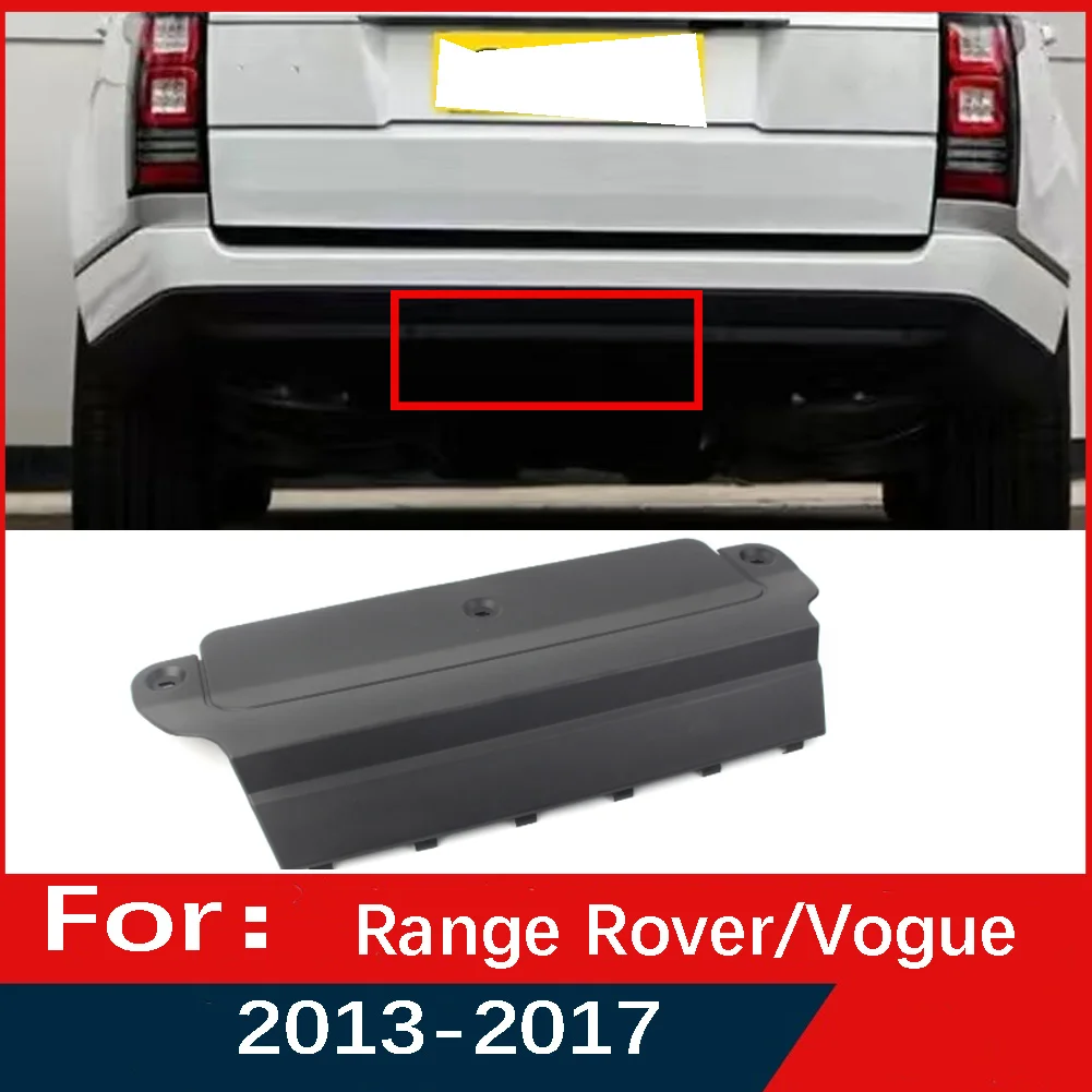 

Car Rear Bumper Cover Trim Plate Board Protector For Land Rover Range Rover L405/Vovge 2013 2014 2015 2016 17 2018 Matte Black