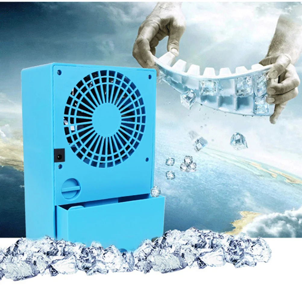 Mini Air Humidifier Electric Cooling Fan US 420ml Capacity Portable Room Humidifier Relieves Dry Cough Nasal
