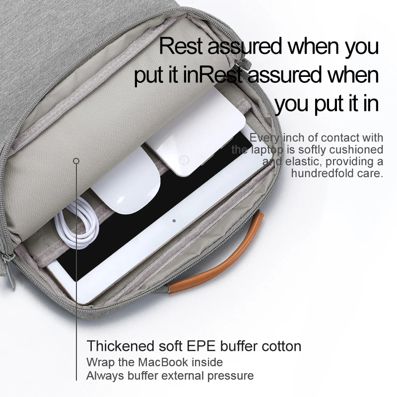 Portable Tablet Storage Bag with Shoulder Strap - Universal Fit