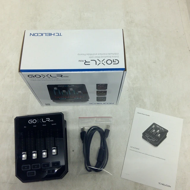 Tc-helicon Go Xlr Mini Usb Audio Interface / Mixer For