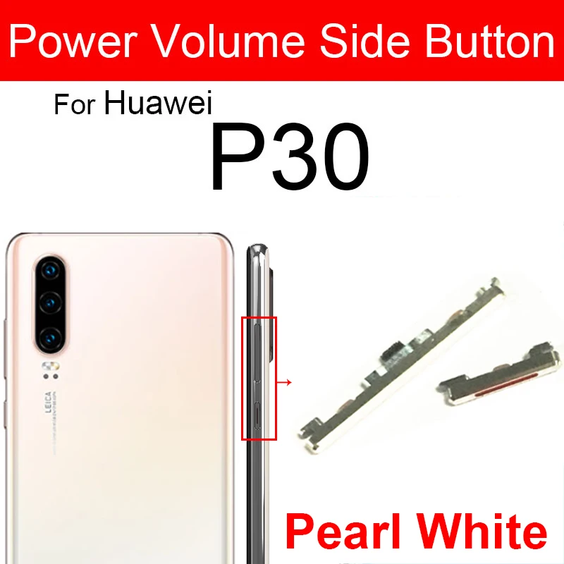 Huawei P30,p30pro,p30 lite,2020用の電源側ボタン,オーディオ