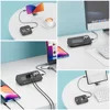 PHIXERO USB 3.2 Docking Station Hub Type C 10Gbps Splitter Switch Dock Multi Port Socket USB-A Gen2 for Surface Mac Laptop 3.0 2
