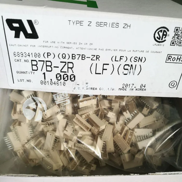 

30pcs original new Connector B7B-ZR connector 7PIN pin seat 1.5mm spacing