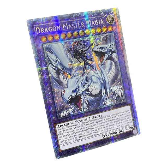 Yu-Gi-Oh! Collection DIY Proxy Cards  Dragon Magia Master Master of Dragon Magia Christmas Xmas Gifts Non-Original Collectiontoy 3