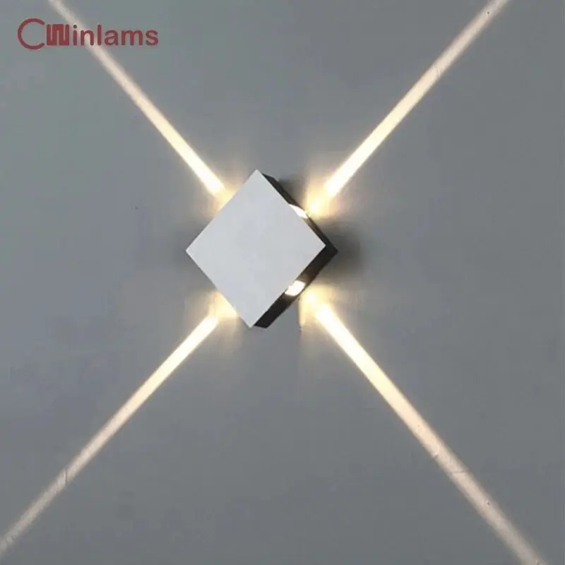 LED Wall Lamp Bedside Lamp Bedroom Living Room Wall Modern Simple Creative Corridor Hotel Cross Star Light AC85-265V