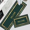 Kitchen Floor Mat Long Strip Bedroom Soft Rugs Entrance Doormat Washable Non-slip Hallway Carpet Welcome Absorbent Bathroom Mats 2