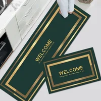 Kitchen Floor Mat Long Strip Bedroom Soft Rugs Entrance Doormat Washable Non-slip Hallway Carpet Welcome Absorbent Bathroom Mats 2