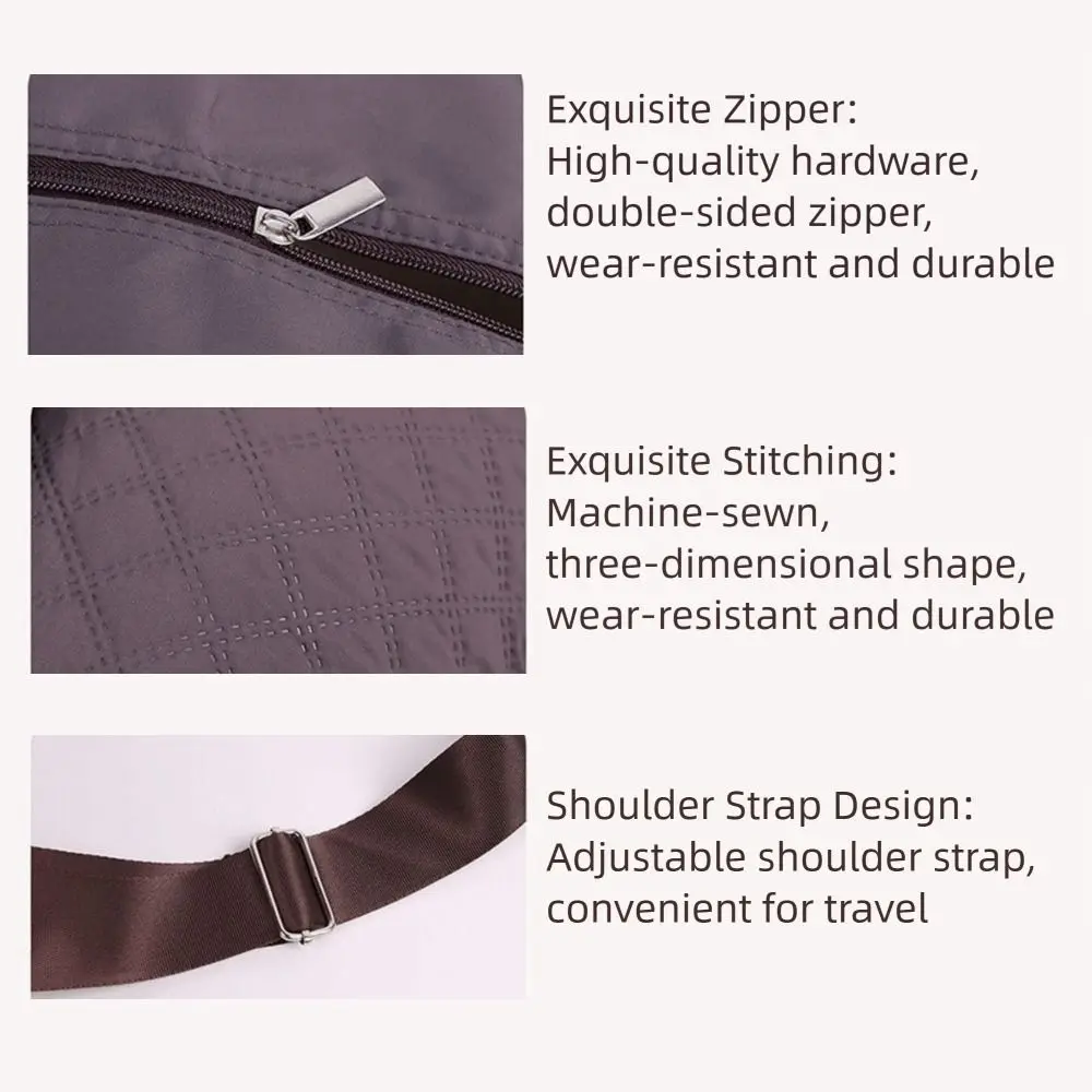 Creative Cartoon Mommy Bag Bear Pattern Large Capacity Mommy Crossbody Bag Lightweight Hand-held Portable Diaper Bag Mommy Use