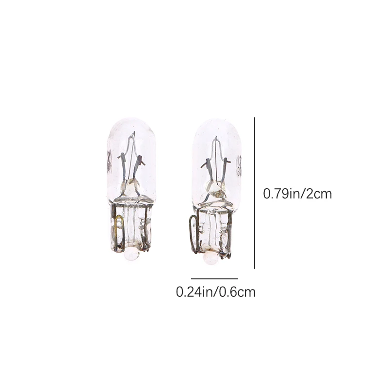 뜨거운 판매 10Pcs 전구 12V 3W T6.5 자동차 대시 보드 계기판 표시등 표시등 자동차 제품 자동차 액세서리