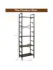 5 Tier Bookshelf 5 Tier Bookshelves Home Office Bookcase Shelf Storage Organizer Industrial Narrow Bookcase Display Stan 5