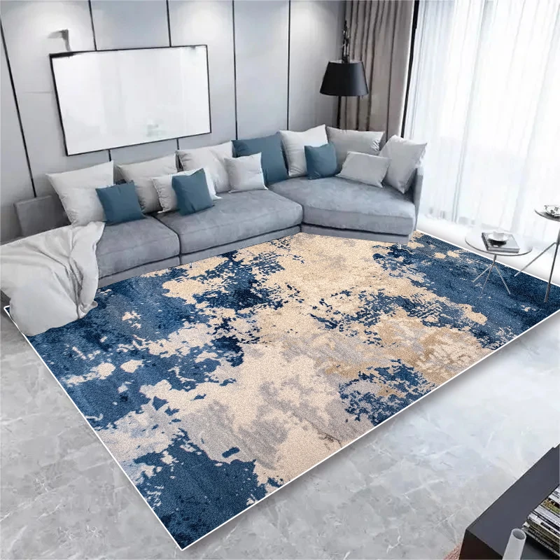 Modern Abstract Large Carpets for Living Room Rectangle Area Rugs Non-slip Bedroom Lounge Rugs Washable Kitchen Mat Customized 3