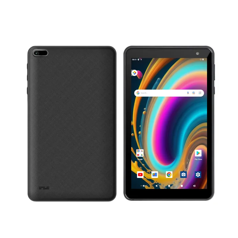 선물용 실리콘 케이스 Newst  7 인치 2GB RAM 32GB ROM NK7 태블릿 PC Allwinner A133 안드로이드 12 쿼드 코어 WIFI 듀얼 카메라 Type-C