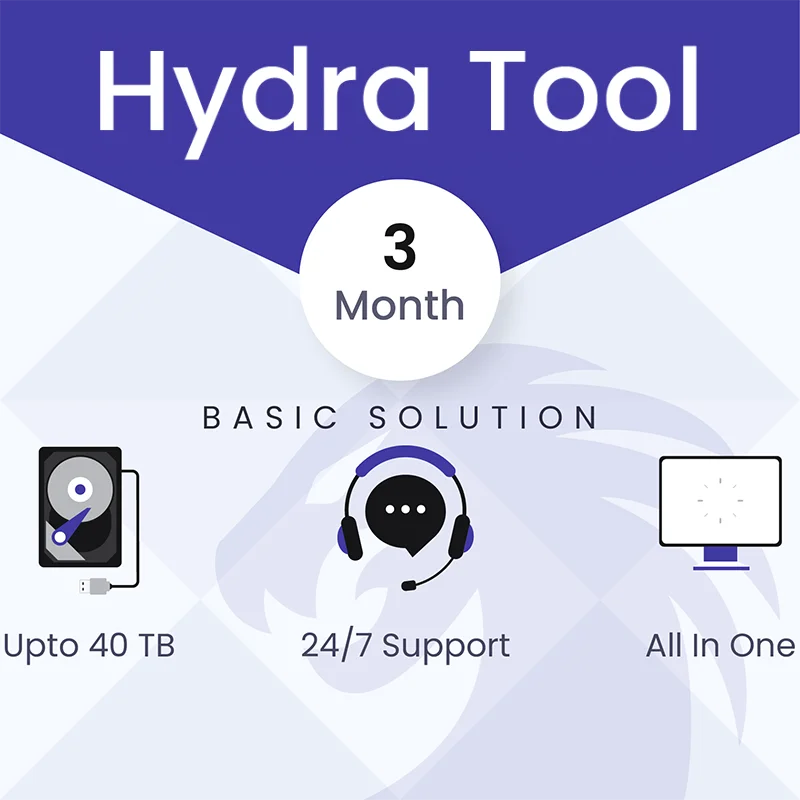 HYDRA TOOL 3, 6, 12개월 라이선스 크레딧, 동글 사용자를 위한 Hydra Tool Pro 팩