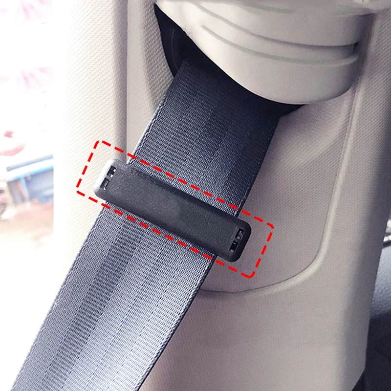2PCS Universal Car Safety Belt Clips Seat Belt Buckle Plastic Seat for bmw F10 F11 F15 F20 F25 F26 F30 F48 audi a3 8v Serie seat belt clip