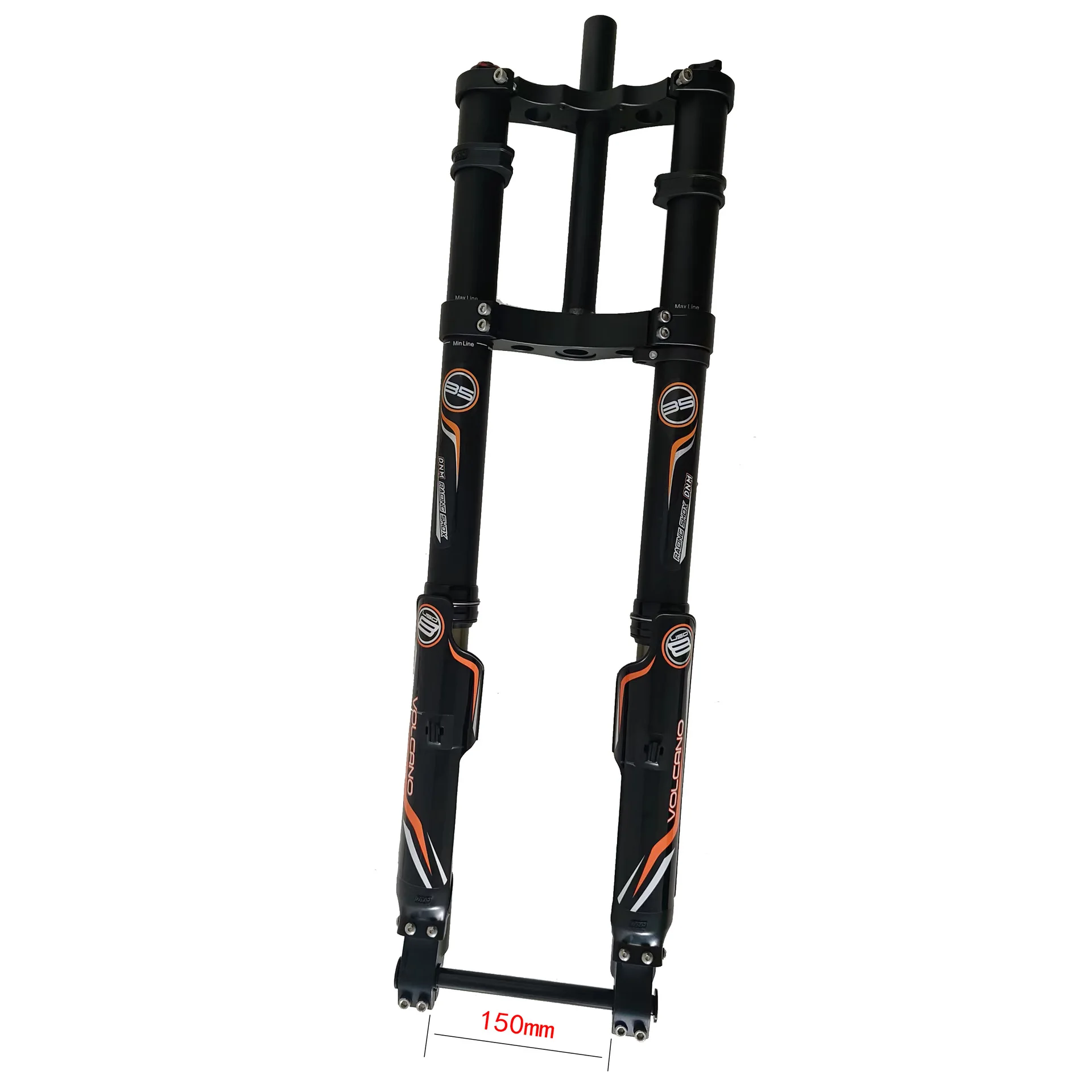 

DNM USD-8FAT велосипед 26 дюймов 27,5 дюймов Снег мотоцикл передняя вилка перевернутая вилка ATV Толстая вилка 26 дюймов 15*150 мм с баррель ось