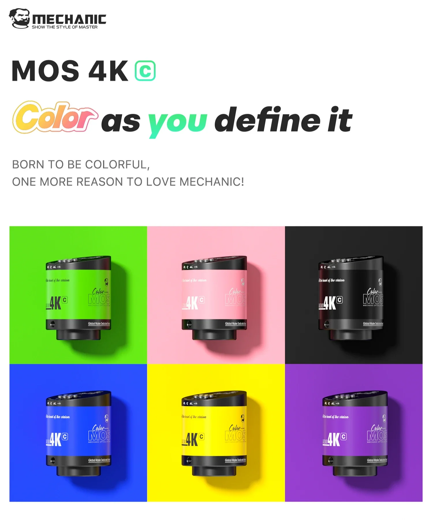 MECHANIC MOS 4K C IMX415 Sony Sensor HD Industrial Microscope Camera ...
