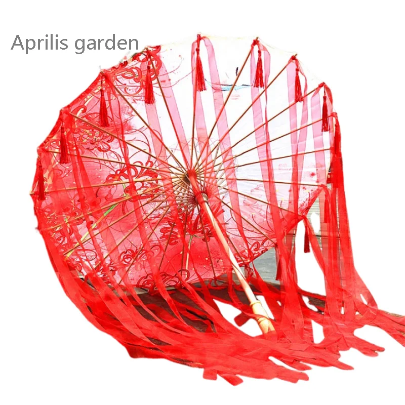 Chinese Dance Performance Lace Umbrella Classical Hanfu Oil Paper Umbrella Fairy Ancient Parasol Paraguas Inverso El Principito paper umbrella