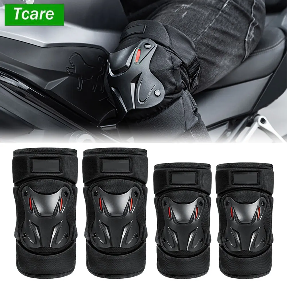 

Adjustable Motorcycle Protective Knee Pads and Elbow Pads Motorbike Outdoor Tactical Sport Racing Guards Comfort Shock Anti-fall