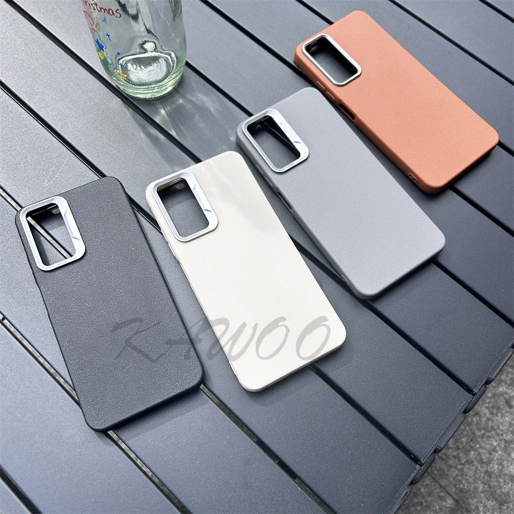 Leather Skin Soft TPU Slim Shockproof Phone Case Cover