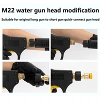 Pressure Washer Quick Connect Adapter M22 Ferrule to 1/4 and 3/8 Brass Twist Coupler Replacement Fittings for Gun and Hose 2