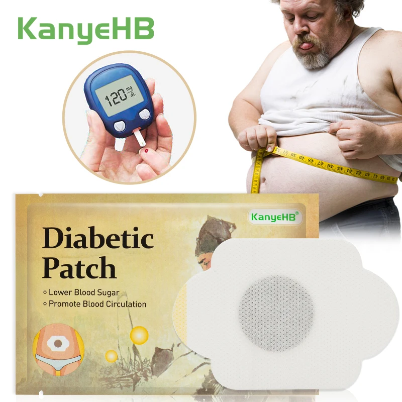 

6/18/30Pcs Diabetes Patch Lower Blood Sugar Herbal Medicine Plaster Balance Glucose Slimming Product Navel Hyperglycemia Sticker