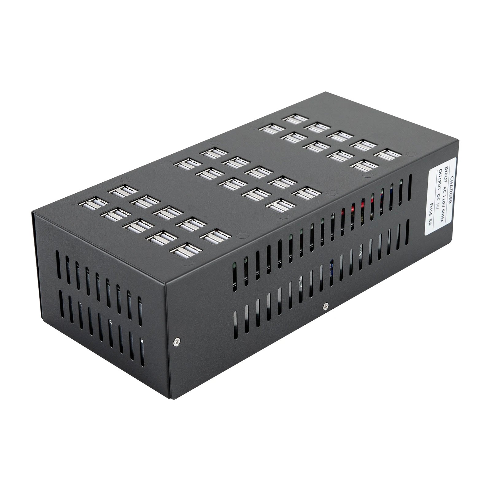 60 Ports USB Charging Station with Intelligent Protection Multi Port USB Charging Station Organizer for Hotel School Malls