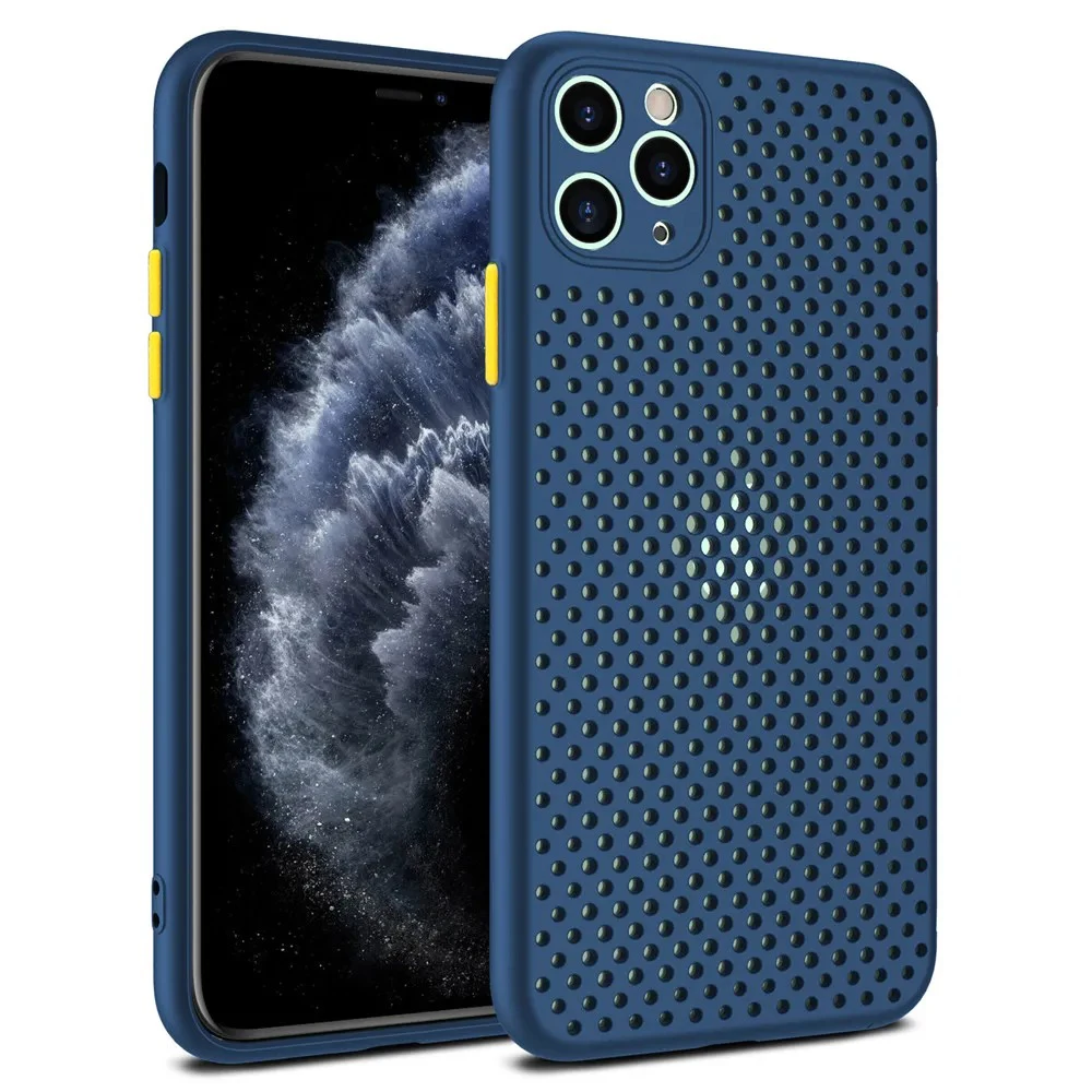 Breathable Mesh Heat Dissipation TPU Phone Case