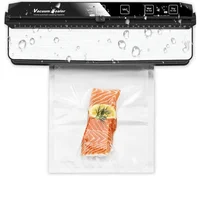 Machine électrique professionnelle de scelleuse sous vide pour aliments, élargie à Double pompe, scellage thermique pour la conservation des aliments avec sacs de rangement 1