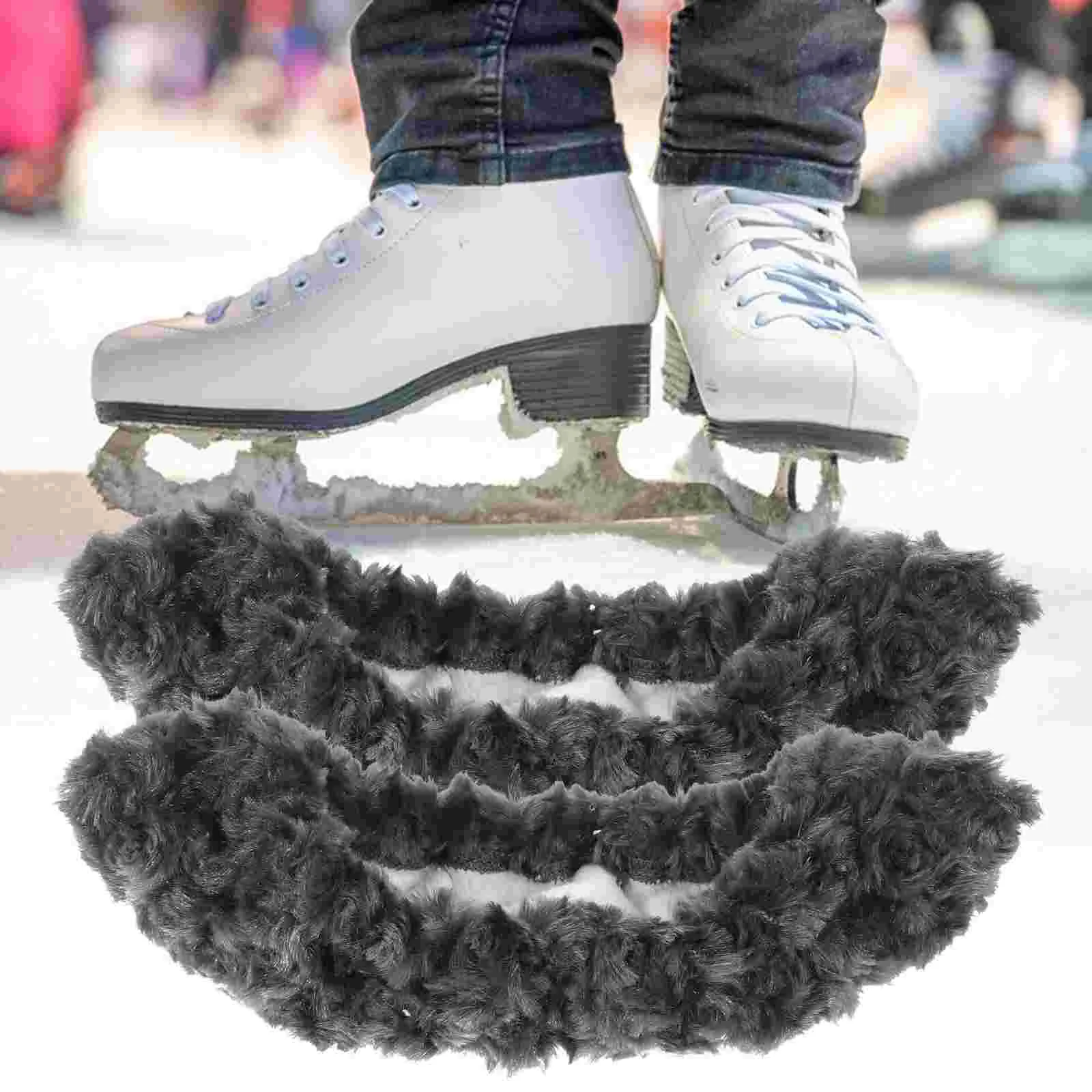Gray Skate Guards Ice Skate Covers Blade Protectors Professional Skates Guards Shoe Blades Covers Skating Shoes Protectors Team