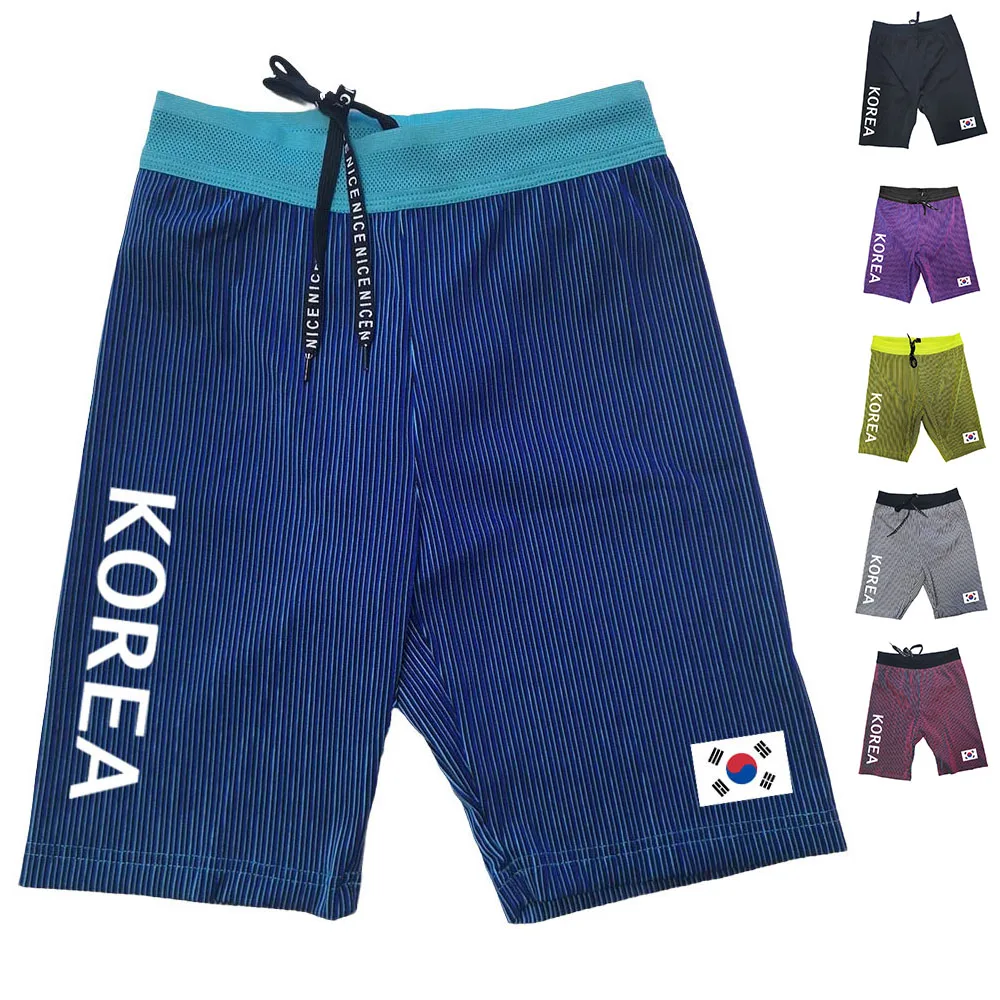 Korea Running Sportswear Men's Sports Lycra Running Man Tights Trousers Leggings Pants Gym Fitness Shorts Male Marathon sports leggings compression pants