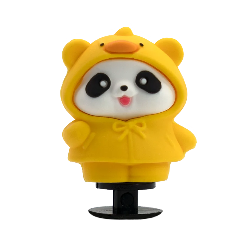 1/4/9 Stück 3D süße Panda Schuh Charms Zubehör Kawaii Tiere Schuh Clips Dekoration Mode Garten Sandalen Pin Clog Jeans – Detail 7