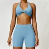 Women Seamless Yoga Set 2PCS Gym Workout Clothes for Female Push Up Bra High Waist Leggings Sexy Fitness Sportswear Sports Suits 6