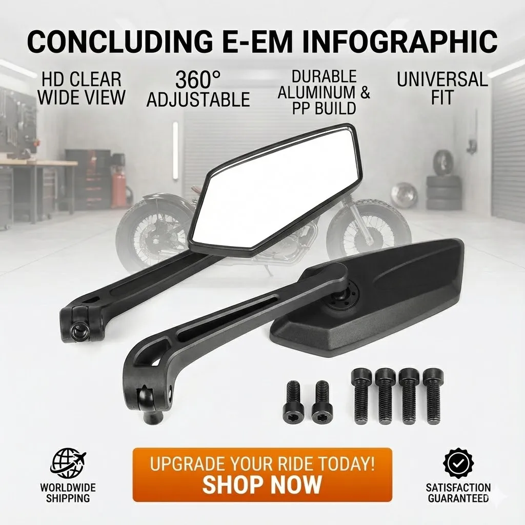 혼다 PCX PCX125 PCX150 PCX-125 PCX-150 pcx125 pcx150 오토바이 미러 조절 가능한 백미러 간편한 설치