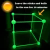 200Pcs Creative Kids Toy Fort Building Kit Glow in the Dark Castles Tunnels Play Tents Games Educational Toys Birthday Gifts 2