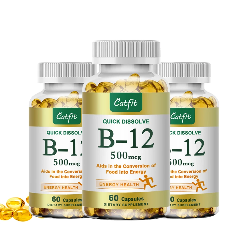 VitaminB12CapsulesBrainNeurohealthBoostNutrientAbsorption