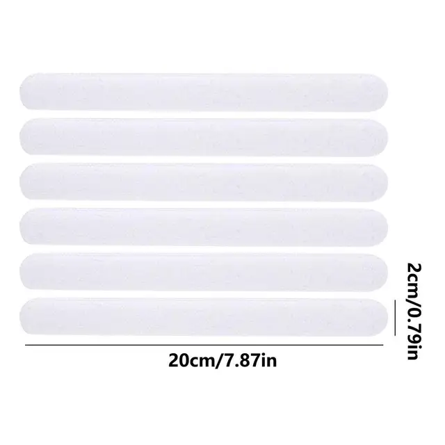 Strisce Antiscivolo Per Doccia E Vasca - Trasparenti E Facili Da Applicare - 12 Pezzi - Sicurezza Extra - Foto 11