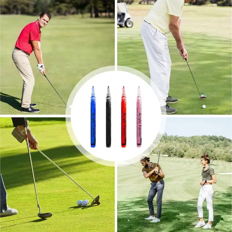 

Acrylic Painter Drawing Pens Color Changing Marker Pen Waterproof Line Drawing Alignment Marks Tool Golf Accesoires For Canvas