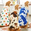 M-7XL Pet Warm Flannel Clothes Winter Dog Cat Coat Pet Clothes 5-35kg Bichon French Bulldog Clothes Pajamas 2