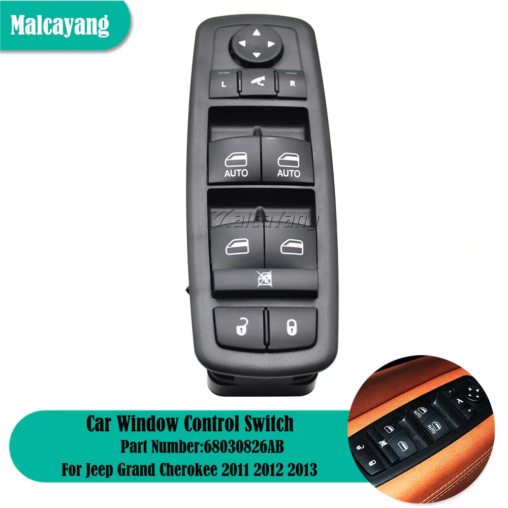 

Автомобильные запчасти для Jeep Grand Cherokee 2011 2012 2013 68030826AC 68030826AD 68030826AB, новый автомобильный переключатель главного стекла