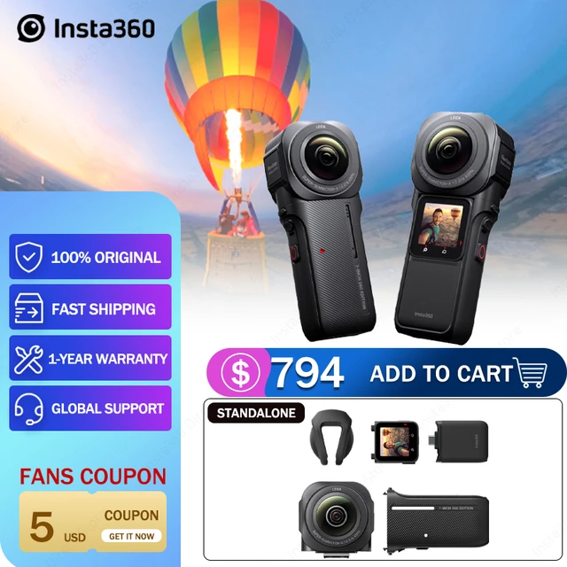 Insta360 One Rs Twin Edition  Insta360 One Rs 4k Edition - Sports & Action  Video Cameras - Aliexpress