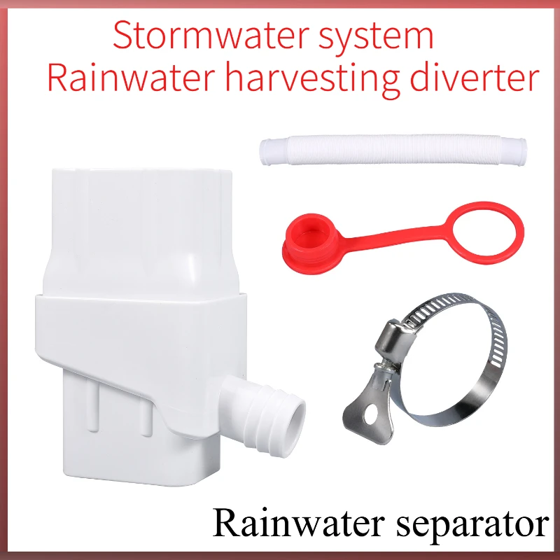 Rainwater Harvesting Downspout Diverter System for Efficient Roof Water Collection