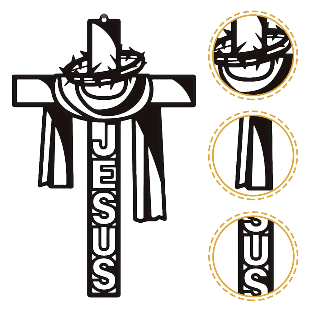 

Христианская железная стена крест ручной работы пластина подвесной крест стены распятия