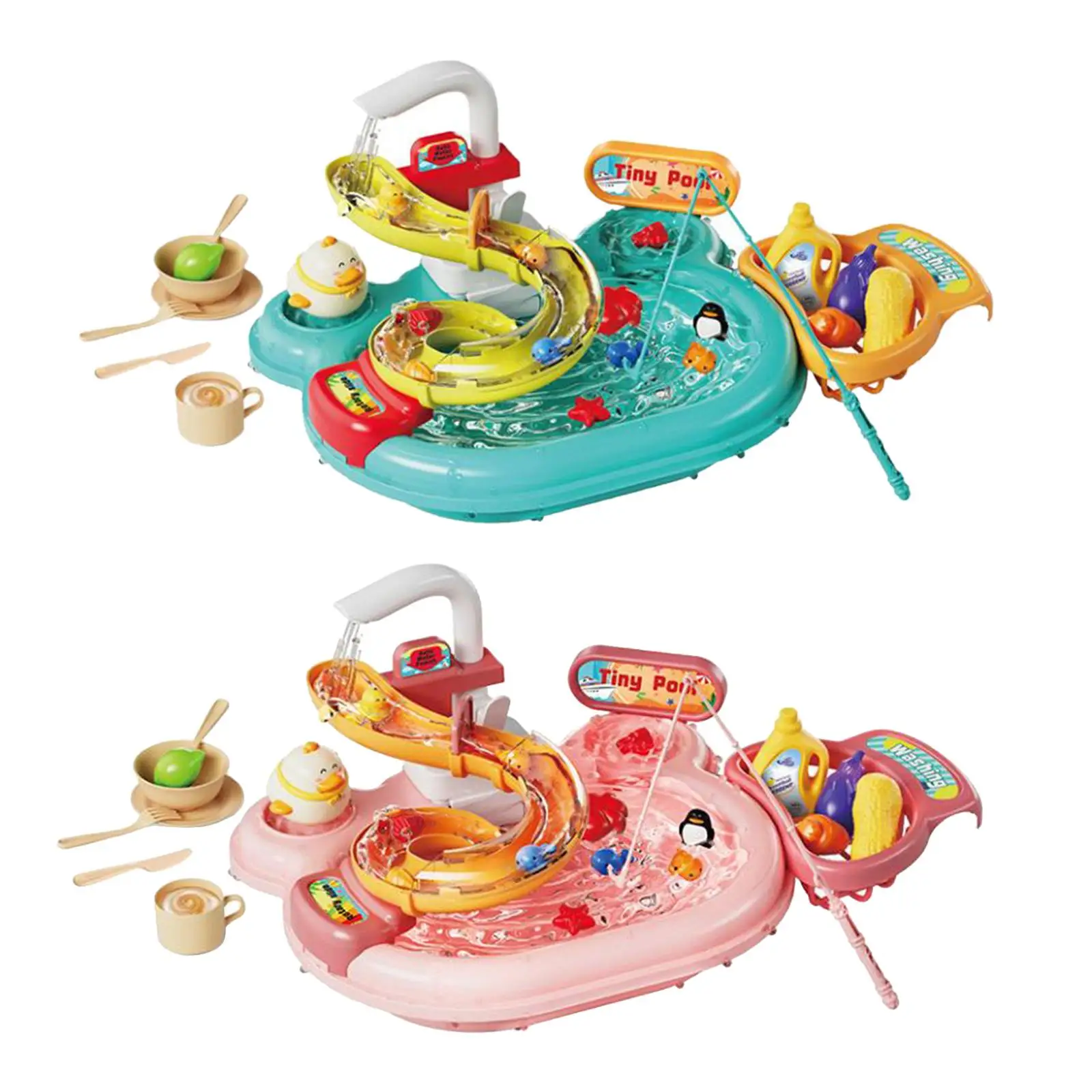 

Play Kitchen Sink Toys Role Play Set Play Sink for Role Play House Kid