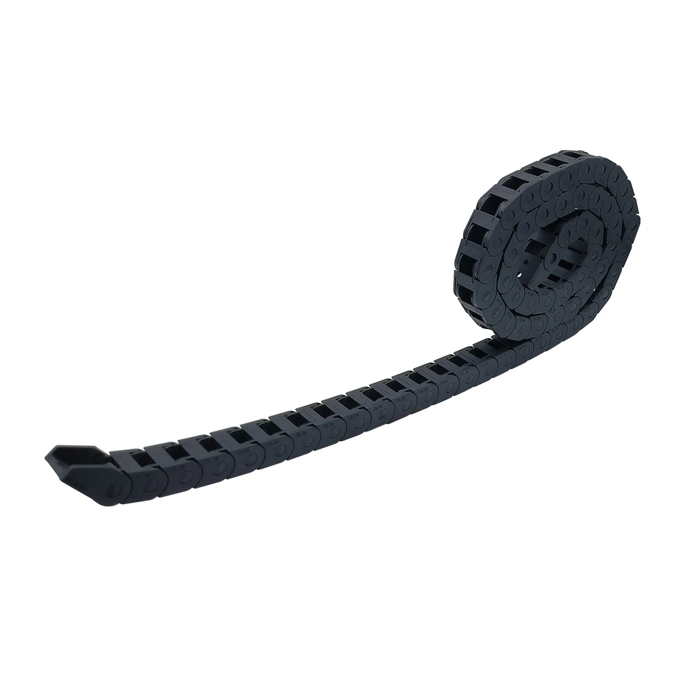 Plastic Cable Chain R18 Cable Chains 10x10 10x15 10x20 mm Bridge Type Non-Opening Plastic Towline Transmission Drag Chain for CNC Machine cable carrier