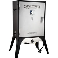 Vault - Vertical, Propane Meat Smoker for Outdoor Cooking of Meat, Pies & More - 150°F to 350°F Range - 18" 1